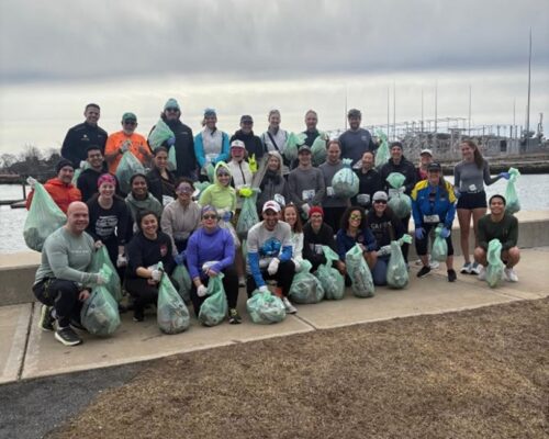 The Boston Run Show cleans up Seaport Streets with ‘plogging’ shake out run